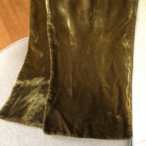 Bohemian Double faced, tailored, Velvet, chiffon Shawl Decorated w/Black Beads - Picture 3 of 16